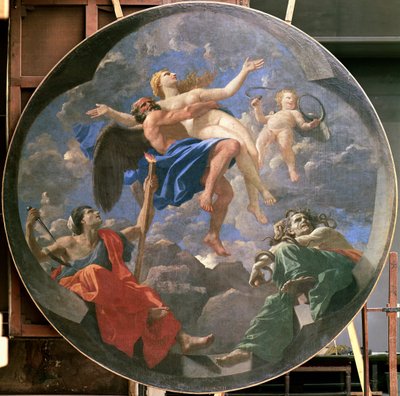 Truth Stolen Away by Time Beyond the Reach of Envy and Discord, 1641 by Nicolas Poussin